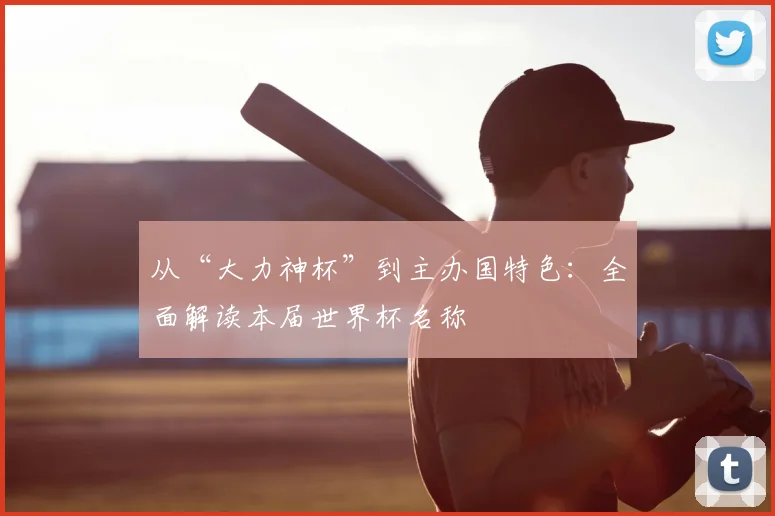 从“大力神杯”到主办国特色：全面解读本届世界杯名称