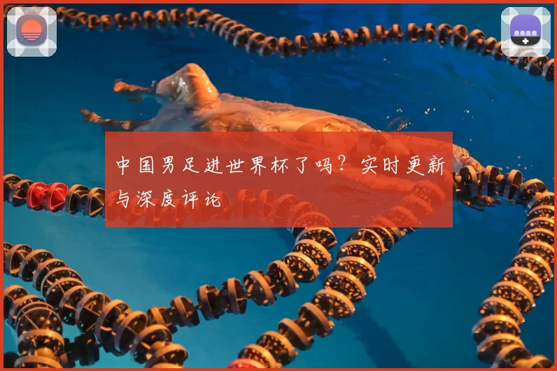中国男足进世界杯了吗？实时更新与深度评论